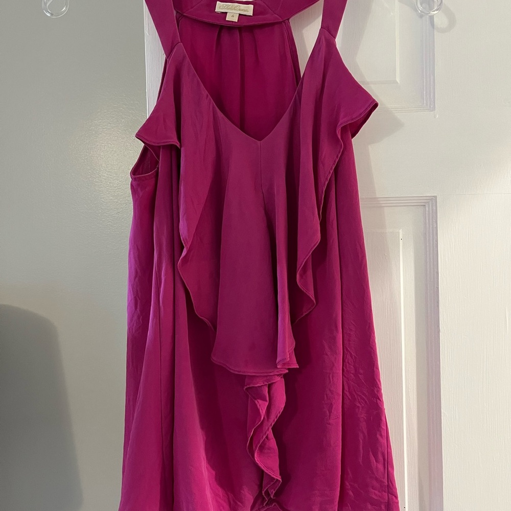 Shoshonna Ruffle front top